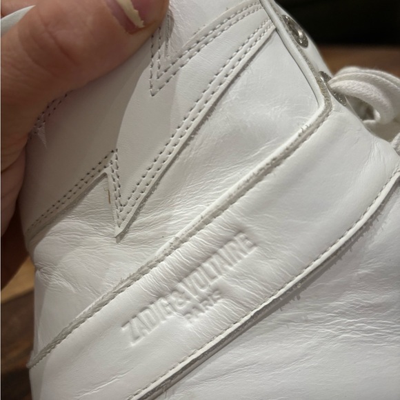 Zadig & voltaire Paris White High-Top Sneakers - Picture 2 of 12